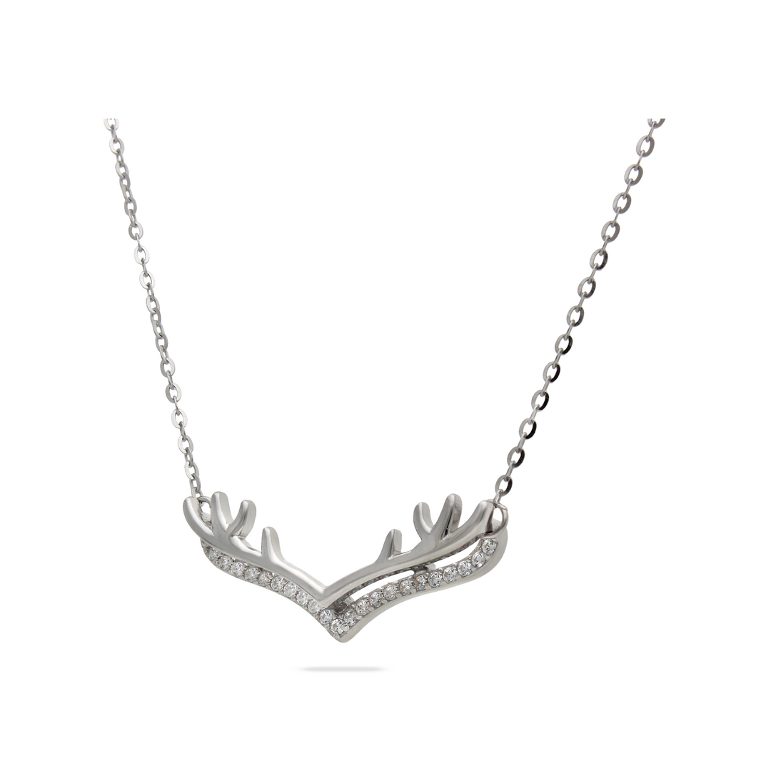 Frost Deer Necklace