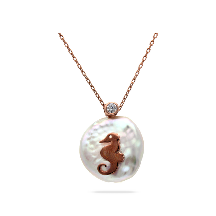 See Horse Art Necklace