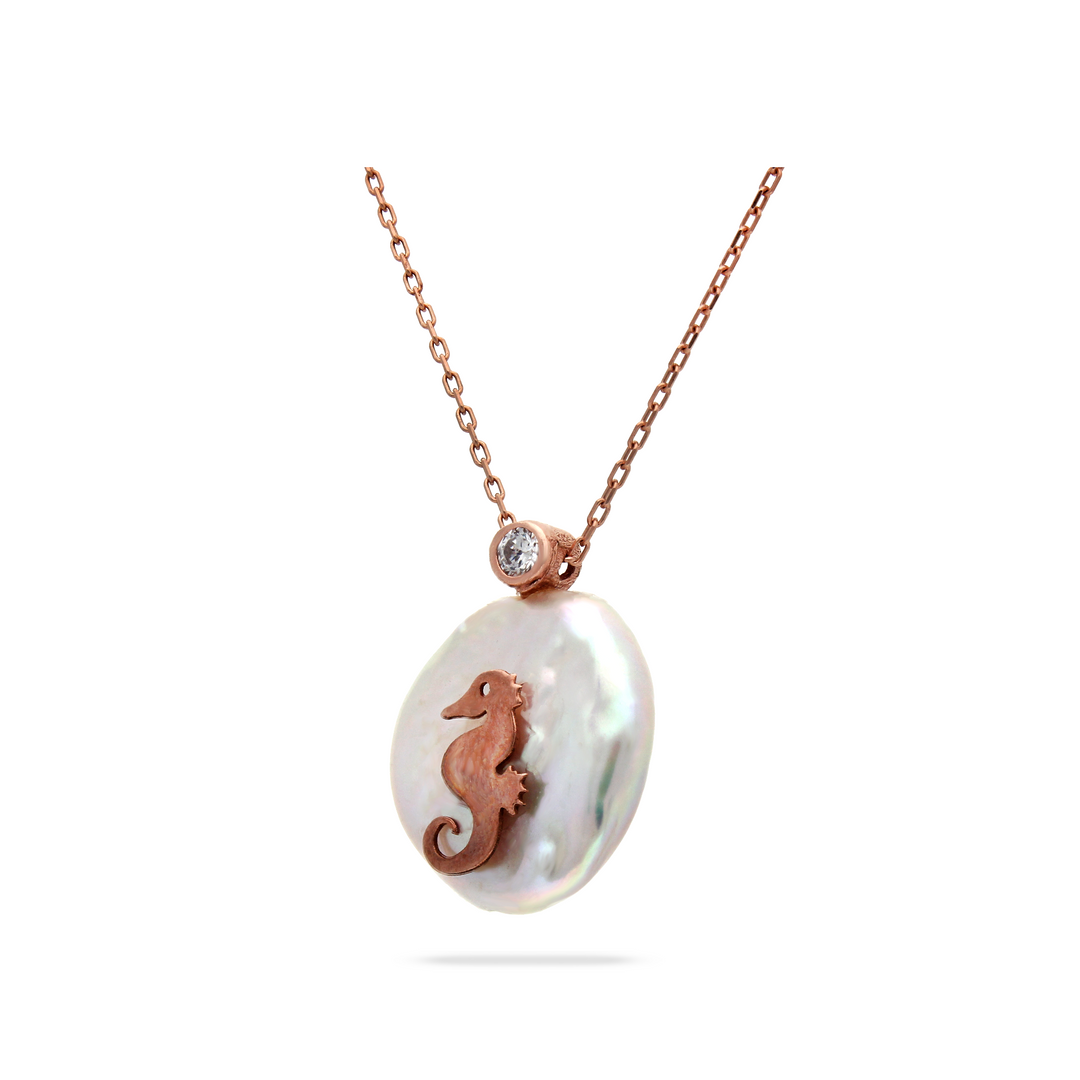 See Horse Art Necklace