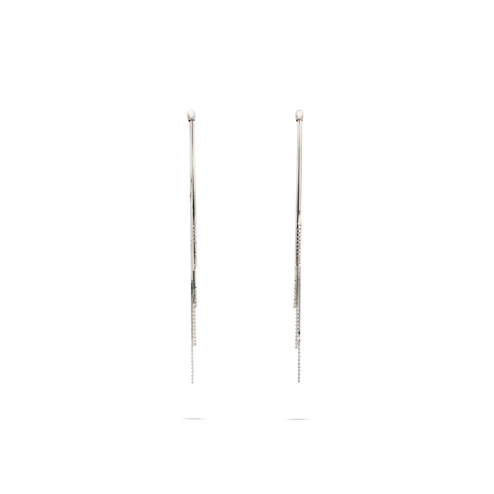 Shiny Tassel Earrings