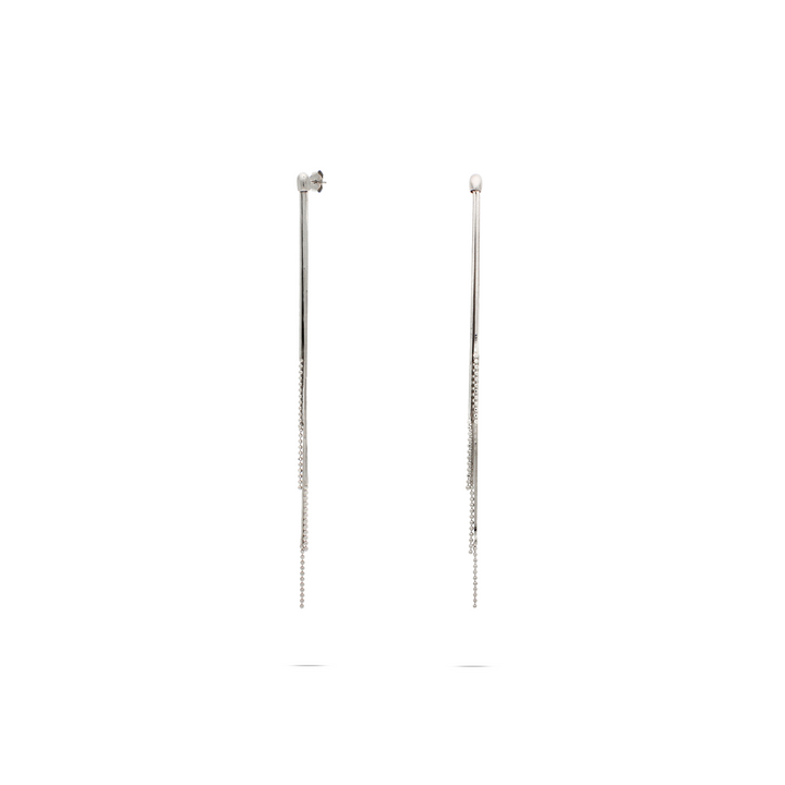 Shiny Tassel Earrings