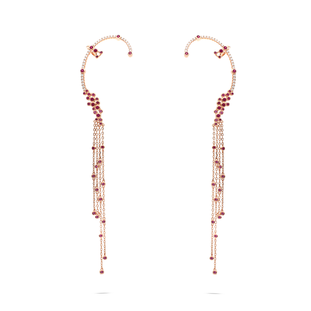 Bubble Cuff Earrings