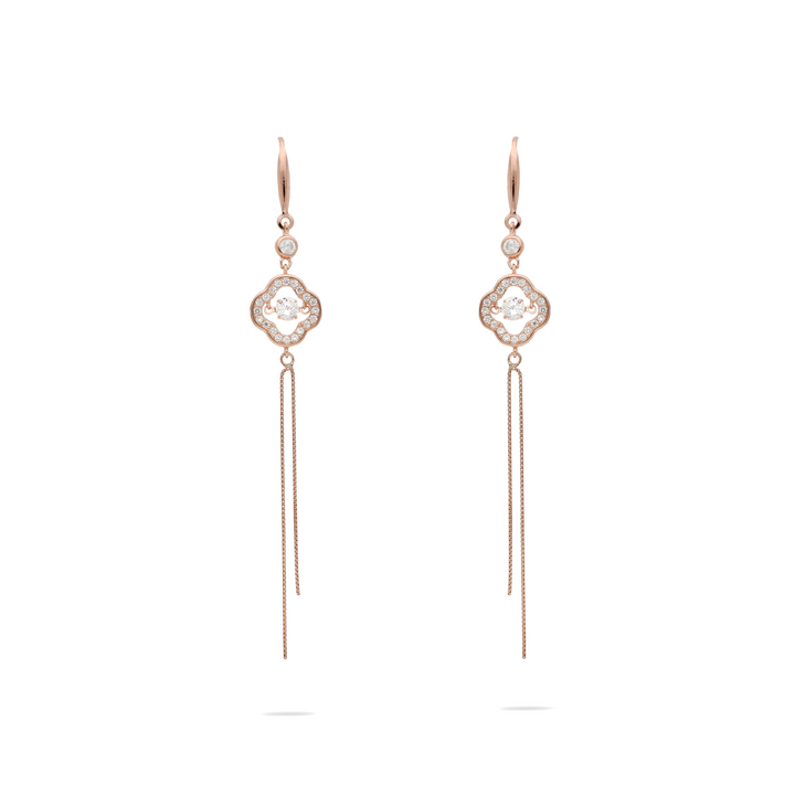 Dazzling Clover Earrings