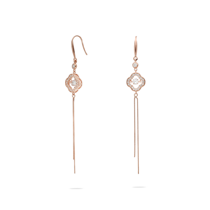 Dazzling Clover Earrings