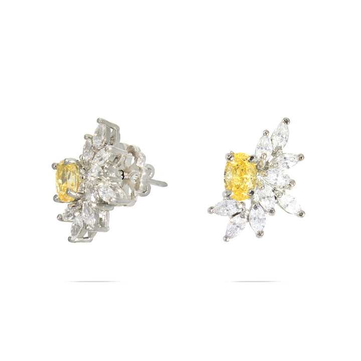 Honey Ice Leaf Earrings