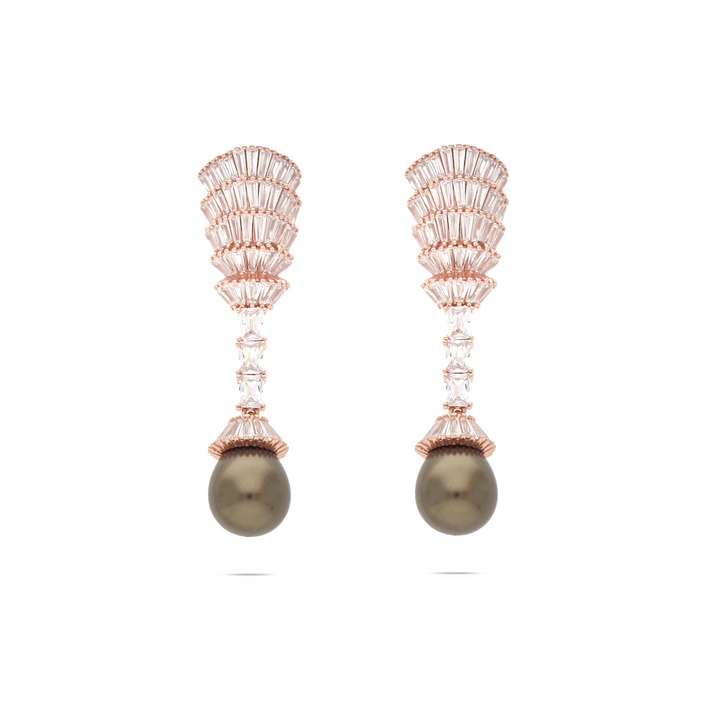 Brick And Ball Earings