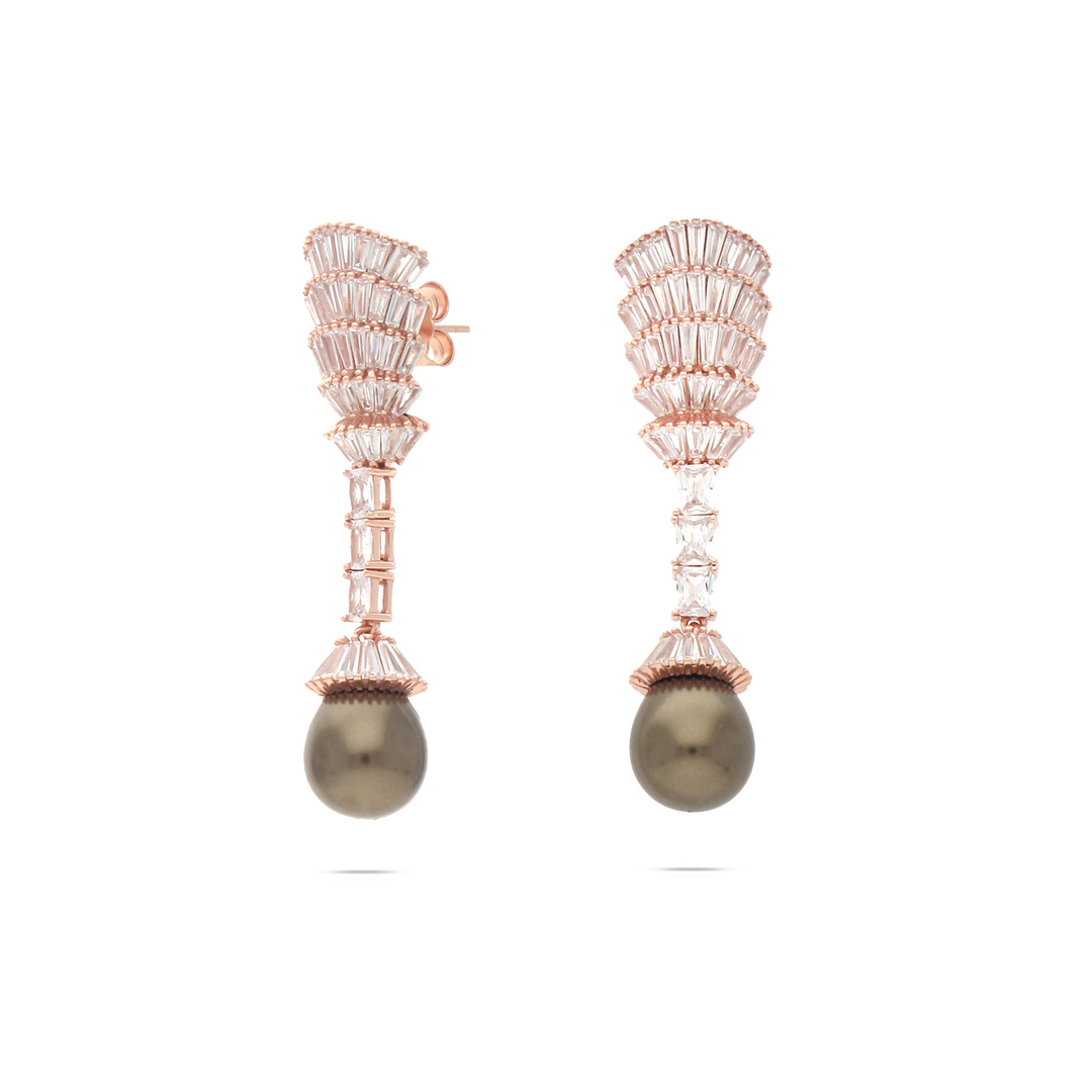 Brick And Ball Earings