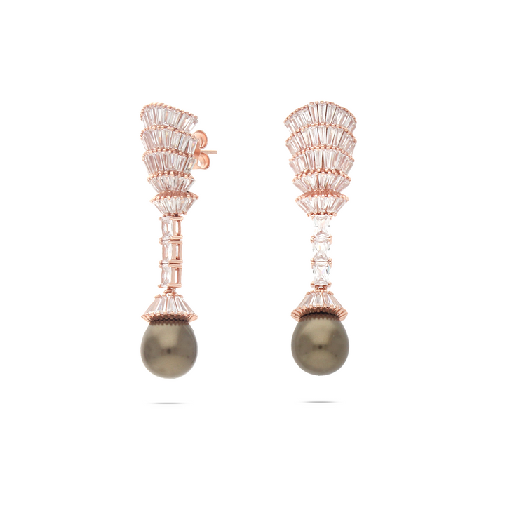 Brick And Ball Earings