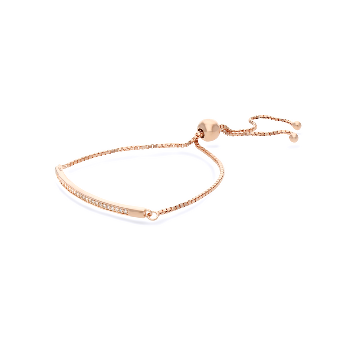 Wide Smile Rose Bracelet