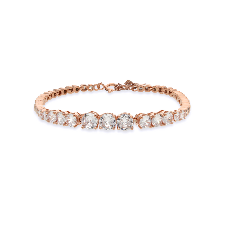 Slow Fast Tennis Rose Bracelet