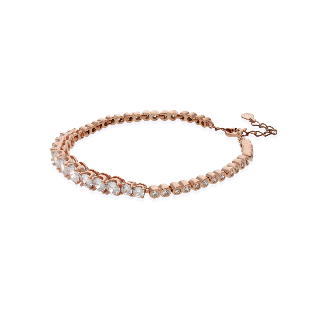 Slow Fast Tennis Rose Bracelet