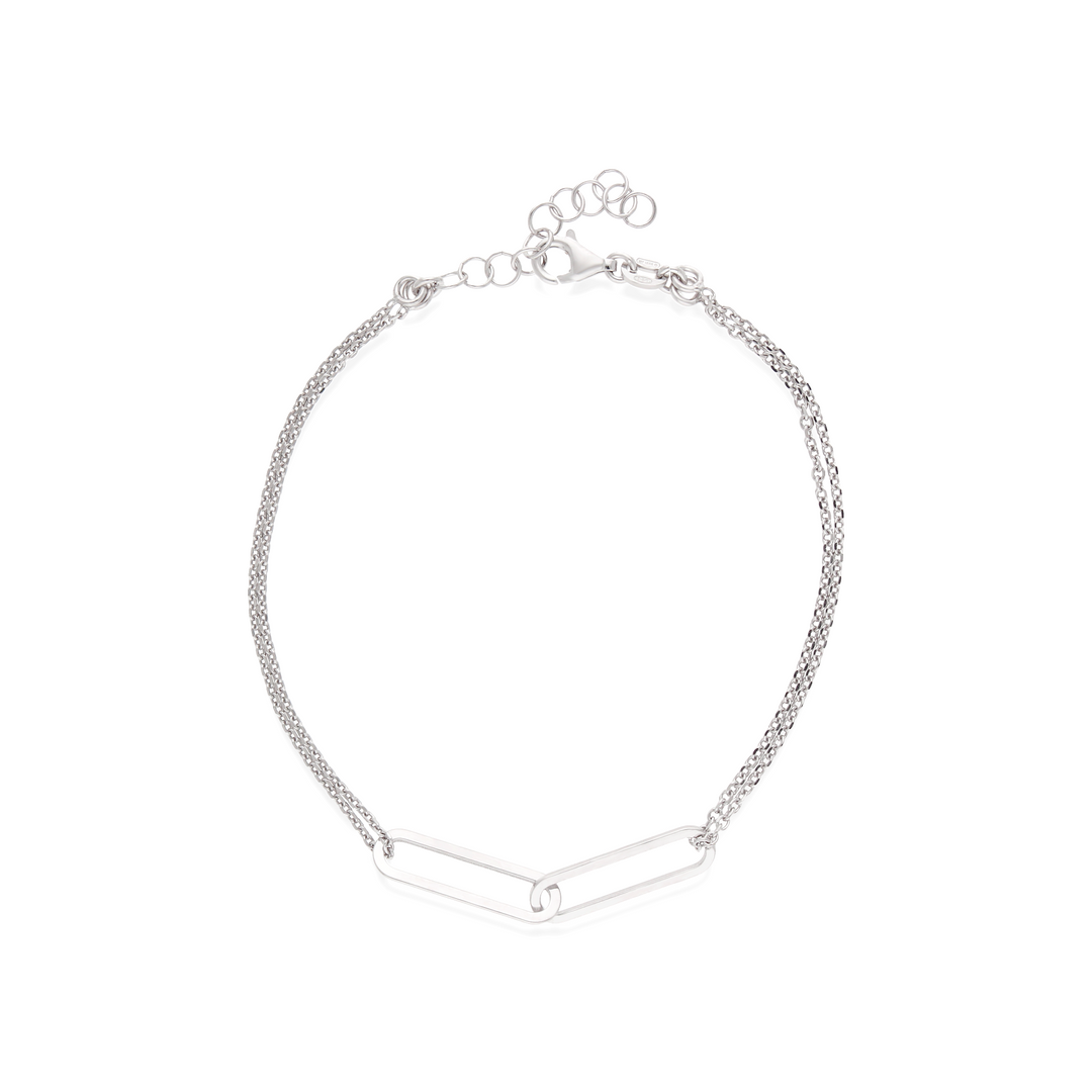 Paperclip Link Bracelet
