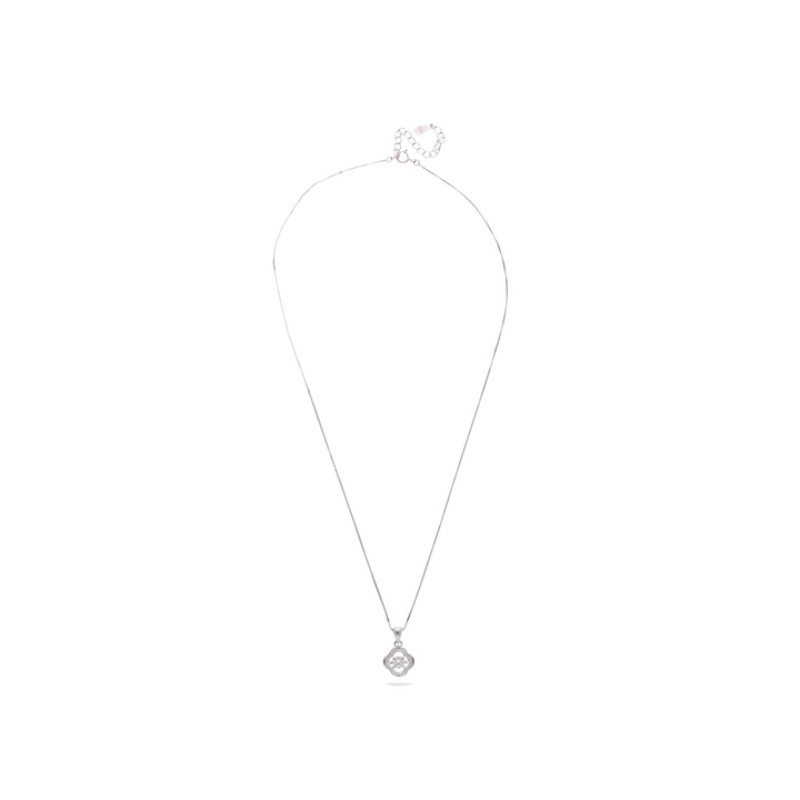 Dancing Ice Clover Necklace