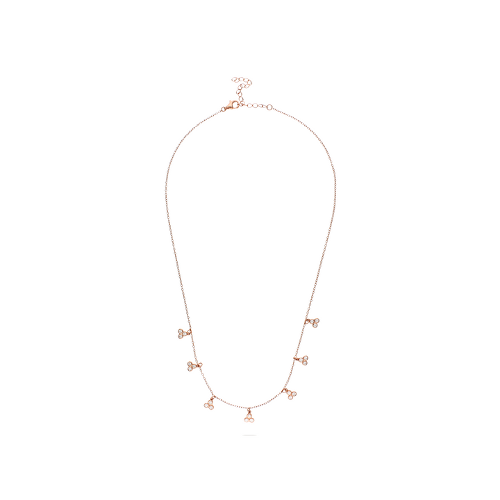 Rope Way Rose Necklace