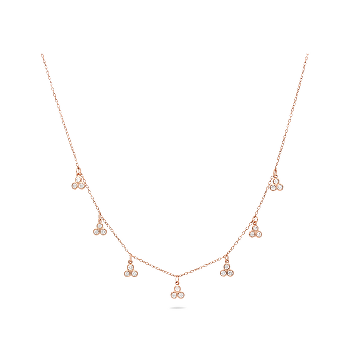 Rope Way Rose Necklace