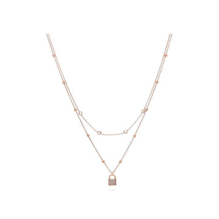 Lock Dual Necklace