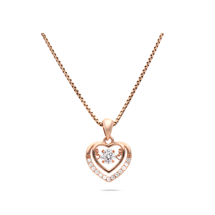 Dazzling Diamond Love Necklace