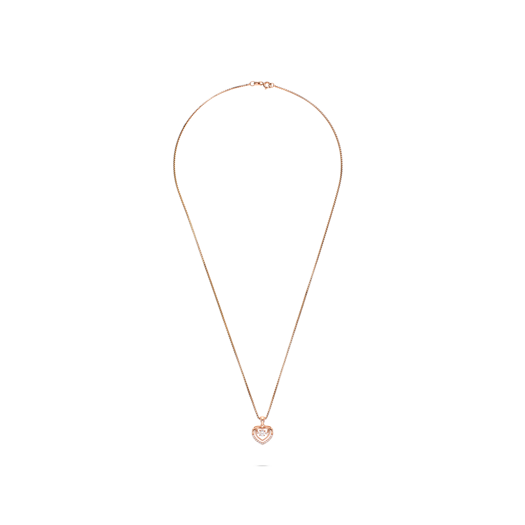 Dazzling Diamond Love Necklace