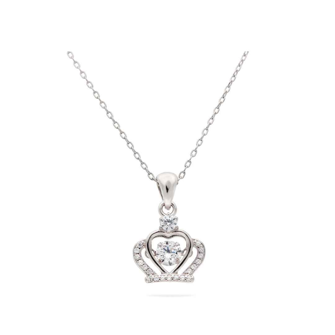 Dazzling Bling Crown Pendant