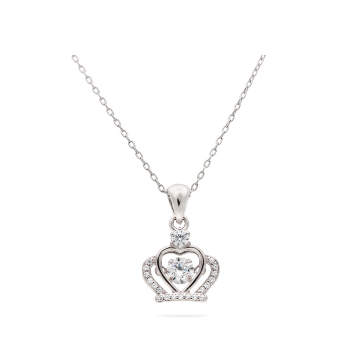 Dazzling Bling Crown Pendant