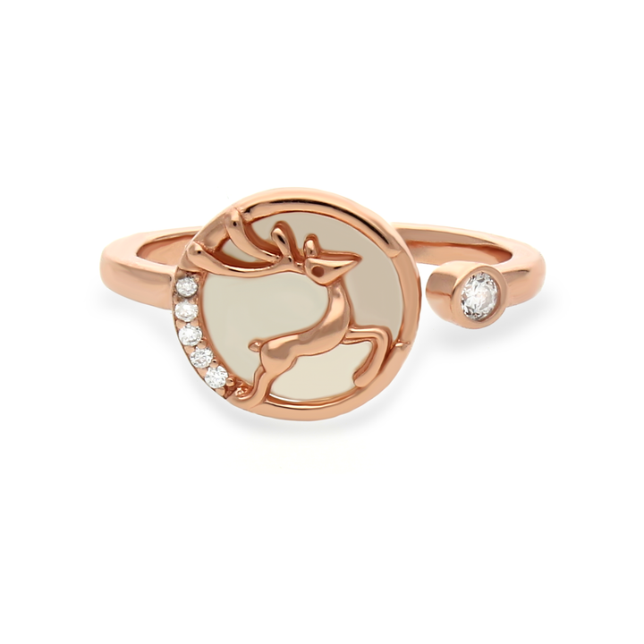 Reindeer Rose Ring
