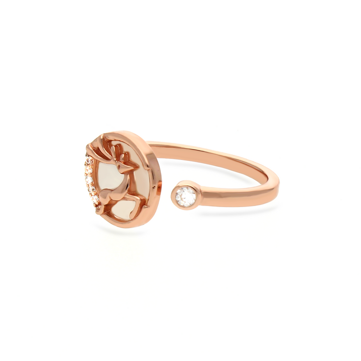 Reindeer Rose Ring