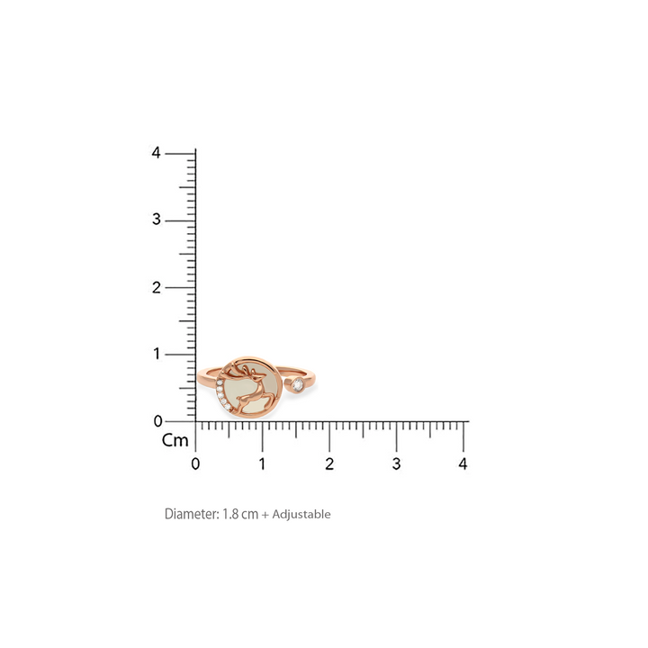 Reindeer Rose Ring