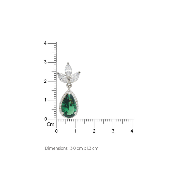 Emerald Drop Earrings