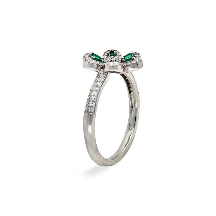 Olive Flower Ring