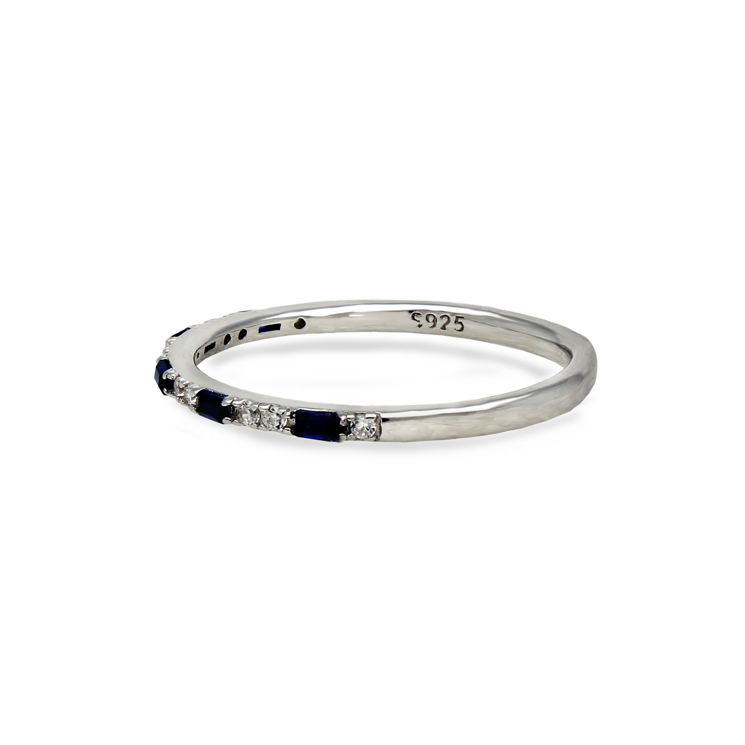 Sky Frosted Half Ring