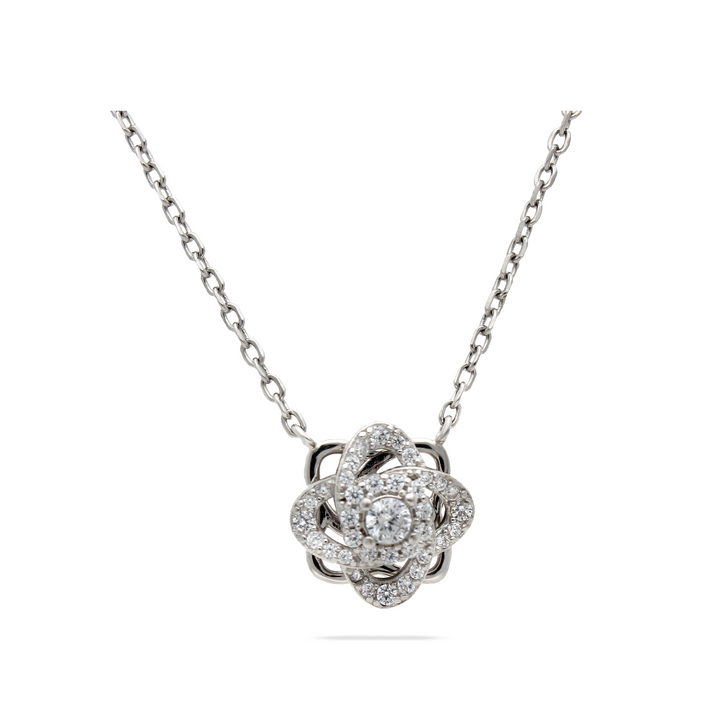 Multi Orbit Ice Necklace